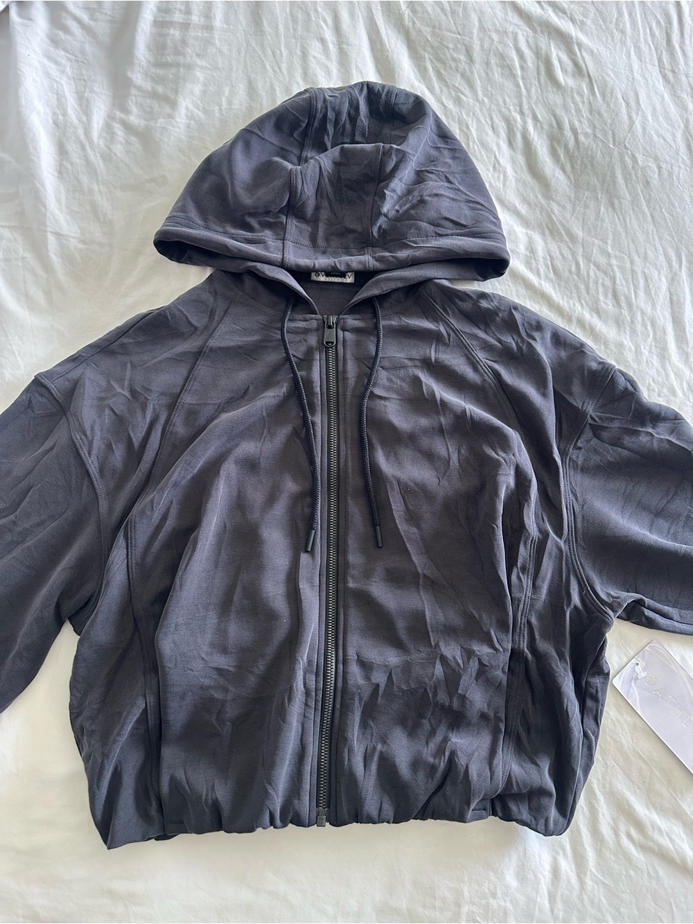 NWT Athleta Seasoft Bubble Hem
Full Zip Hoodie | Size Small